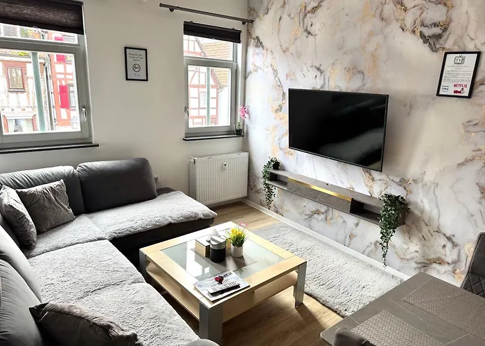 - Am Marktplatz - Up To 5 - Next To Frankfurt And Hanau - Coffee And Snacks - Netflix, Prime, * Nidderau